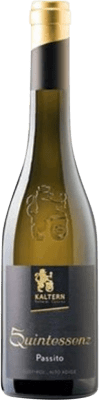 43,95 € | White wine Kaltern Quintessenz Passito Goldmuskateller D.O.C. Alto Adige Tirol del Sur Italy Muscat Half Bottle 37 cl