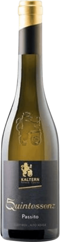 43,95 € Envio grátis | Vinho branco Kaltern Quintessenz Passito Goldmuskateller D.O.C. Alto Adige Meia Garrafa 37 cl