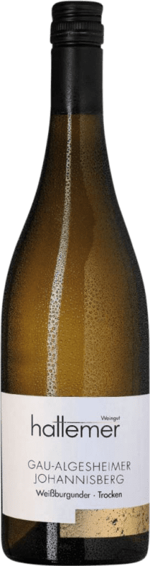 Kostenloser Versand | Weißwein Klaus Hattemer Gau Algesheimer Johannisberg Trocken Q.b.A. Rheinhessen Rheinhessen Deutschland Pinot Blanc — Weißburgunder 75 cl