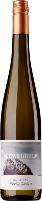 Envío gratis | Vino Blanco Klosterhof Schwedhelm Karlspfad Kabinett Kabinett Cosecha Madura Q.b.A. Pfälz Pfälz Alemania Riesling 75 cl