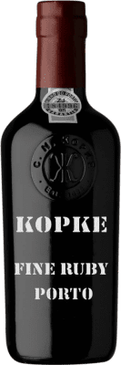 Free Shipping | Fortified wine Kopke Ruby I.G. Porto Porto Portugal Half Bottle 37 cl