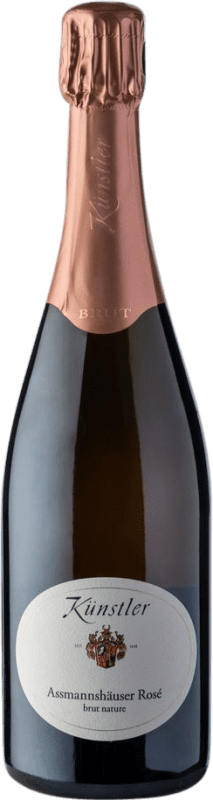 Envio grátis | Espumante rosé Künstler Assmannshäuser Rosé Sekt Brut Nature Q.b.A. Rheingau Rheingau Alemanha Pinot Preto 75 cl