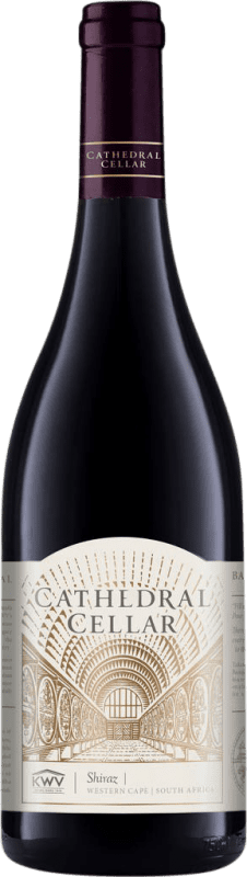 Free Shipping | Red wine KWV Cathedral Shiraz W.O. Western Cape Western Cape South Coast South Africa Syrah 75 cl