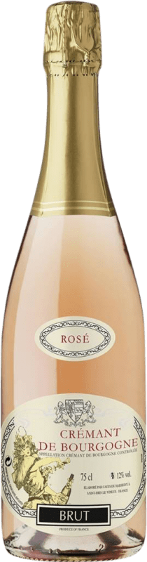 Kostenloser Versand | Rosé Sekt La Compagnie de Burgondie Caves de Marsigny Brut — Herb Rosé A.O.C. Crémant de Bourgogne Burgund Frankreich Pinot Noir — Spätburgunder, Gamay 75 cl