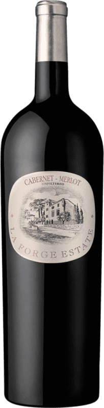 22,95 € Free Shipping | Red Wine La Forge Merlot Cabernet Sauvignon I.G.P. Vin de Pays d'Oc Magnum Bottle 1,5 L