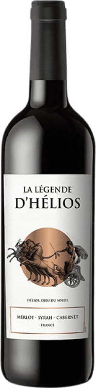 9,95 € | Красное вино La Légende d'Hélios I.G.P. Vin de Pays d'Oc Бордо Франция Merlot, Syrah, Cabernet Sauvignon 75 cl