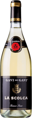 19,95 € | 白ワイン La Scolca Etichetta Nera D.O.C.G. Cortese di Gavi ピエモンテ イタリア Cortese ハーフボトル 37 cl