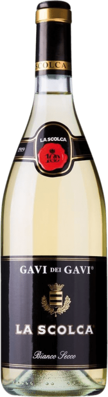 Free Shipping | White wine La Scolca Etichetta Nera D.O.C.G. Cortese di Gavi Piemonte Italy Cortese Half Bottle 37 cl