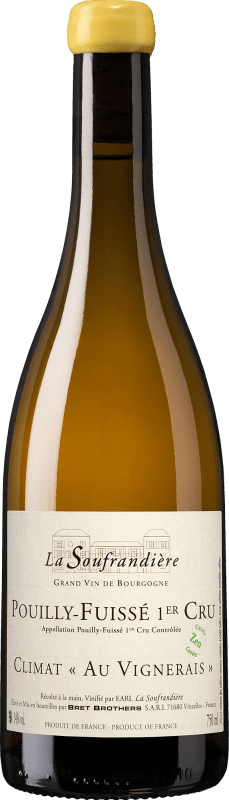 Envio grátis | Vinho branco La Soufrandière Climat au Vignerais Zen A.O.C. Pouilly-Fuissé Borgonha França Chardonnay 75 cl