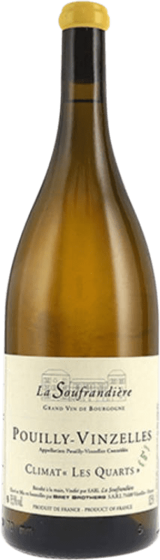 148,95 € Spedizione Gratuita | Vino bianco La Soufrandière Climat les Quarts Zen A.O.C. Pouilly-Vinzelles Bottiglia Magnum 1,5 L