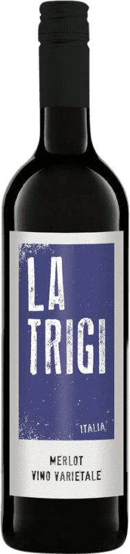 Free Shipping | Red wine La Trigi I.G.T. Venezia Venecia Italy Merlot 75 cl