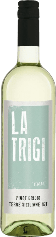 10,95 € Envio grátis | Vinho Branco La Trigi I.G.T. Terre Siciliane