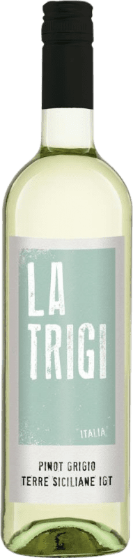 Spedizione Gratuita | Vino bianco La Trigi I.G.T. Terre Siciliane Sicilia Italia Pinot Grigio 75 cl