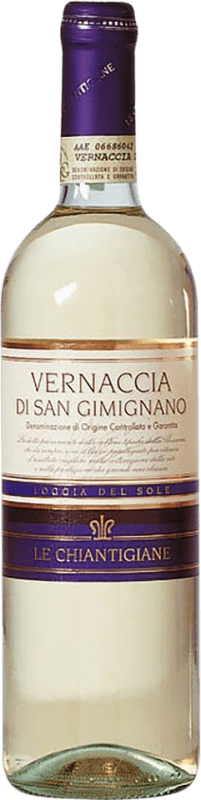 Бесплатная доставка | Белое вино Le Chiantigiane Loggia del Sole D.O.C.G. Vernaccia di San Gimignano Тоскана Италия 75 cl