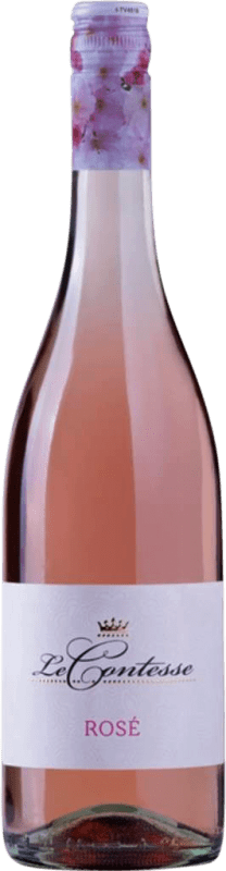 10,95 € Envio grátis | Espumante rosé Le Contesse Frizzante Rosé I.G.T. Marca Trevigiana