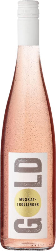 Envío gratis | Espumoso rosado Leon Gold Gold Muskat Trollinger Rosé I.G. Baden Baden-Württemberg Alemania Moscato 75 cl