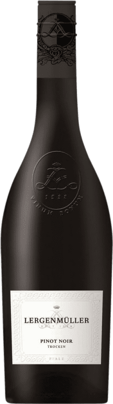 Free Shipping | Red wine Lergenmüller Dry Q.b.A. Pfälz Pfälz Germany Pinot Black 75 cl