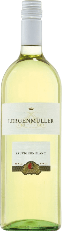 Envoi gratuit | Vin blanc Lergenmüller Sec Q.b.A. Pfälz Pfälz Allemagne Sauvignon Blanc 1 L