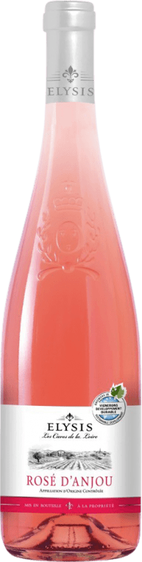 Envío gratis | Vino Rosado Les Celliers du Prieuré Elysis Semiseco Rosé — Rosado A.O.C. Anjou Loire Francia Grolleau 75 cl