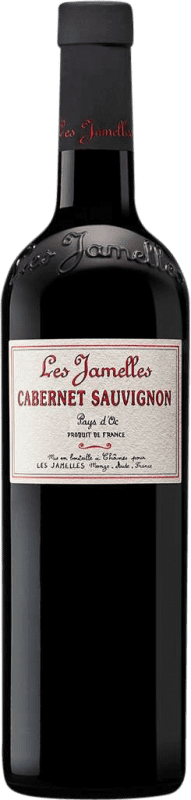 Kostenloser Versand | Rotwein Les Jamelles I.G.P. Vin de Pays Languedoc Languedoc-Roussillon Frankreich Cabernet Sauvignon 75 cl