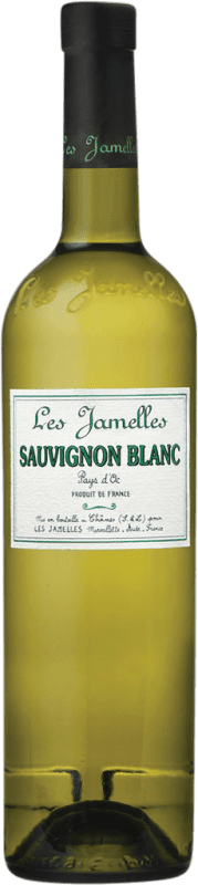 Бесплатная доставка | Белое вино Les Jamelles I.G.P. Vin de Pays d'Oc Франция Sauvignon White 75 cl