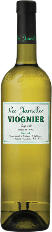 Бесплатная доставка | Белое вино Les Jamelles I.G.P. Vin de Pays d'Oc Бордо Франция Viognier 75 cl