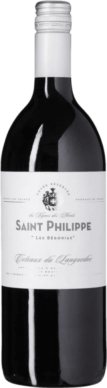 8,95 € | Vinho Tinto Les Vignerons de Saint Saturnin. Saint Philippe les Bégonias A.O.C. Coteaux du Languedoc França Garnacha — Grenache, Nebbiolo 1 L