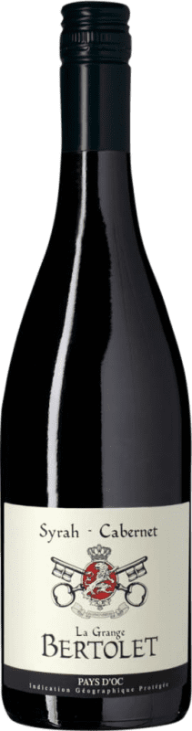 11,95 € Envio grátis | Vinho tinto Les Vignerons du Narbonnais La Grange Bertolet Syrah Cabernet I.G.P. Vin de Pays d'Oc