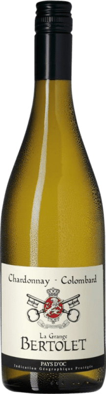 8,95 € | Vin blanc Les Vignerons du Narbonnais La Grange Bertolet I.G.P. Vin de Pays d'Oc Bordeaux France Chardonnay, Colombard 75 cl