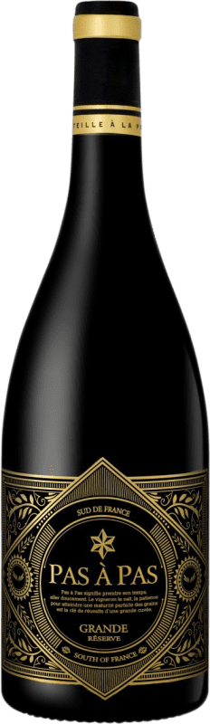 Envío gratis | Vino tinto Les Vins de Saint Saturnin Pas à Pas Gran Reserva I.G.P. Vin de Pays Saint Guilhem le Désert Francia Syrah, Garnacha, Mourvèdre 75 cl