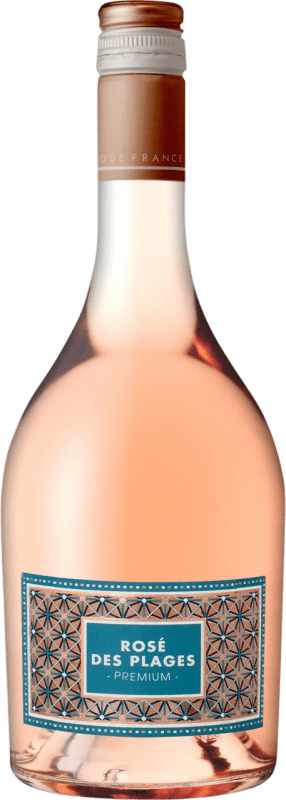 送料無料 | ロゼワイン Les Vins de Saint Saturnin Rosé des Plages Premium Gris Mont Baudile I.G.P. Vin de Pays d'Oc フランス Grenache, Carignan, Cinsault 75 cl