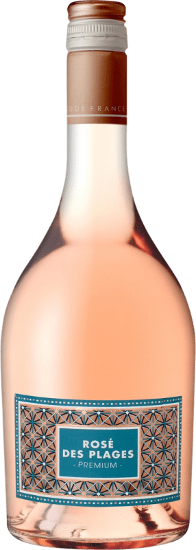 16,95 € Envío gratis | Vino rosado Les Vins de Saint Saturnin Rosé des Plages Premium Gris Mont Baudile I.G.P. Vin de Pays d'Oc