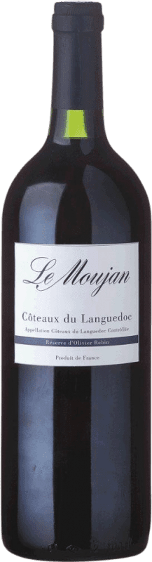 Free Shipping | Red wine Les Vins de Saint Saturnin Le Moujan I.G.P. Vin de Pays d'Oc France Syrah, Grenache, Carignan, Cinsault 1 L