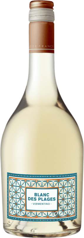 Envio grátis | Vinho branco Les Vins de Saint Saturnin Blanc des Plages I.G.P. Vin de Pays Saint Guilhem le Désert França Vermentino 75 cl