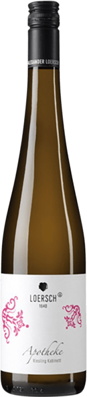 Envoi gratuit | Vin blanc Loersch Apotheke Kabinett Q.b.A. Mosel Mosel Allemagne Riesling 75 cl