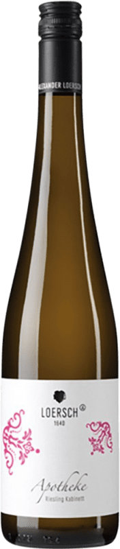 Envio grátis | Vinho Branco Loersch Apotheke Kabinett — Colheita Madura Q.b.A. Mosel Mosel Alemanha Riesling 75 cl