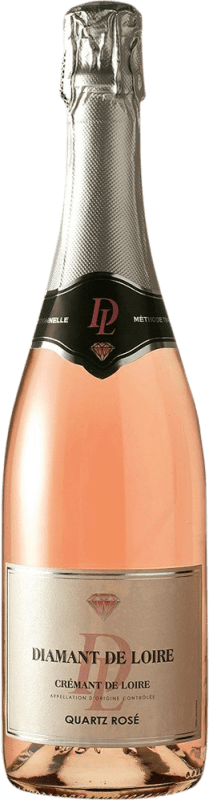 Envio grátis | Espumante rosé Loire Proprietés Diamant Rosé Brut A.O.C. Crémant de Loire Loire França Cabernet Franc 75 cl