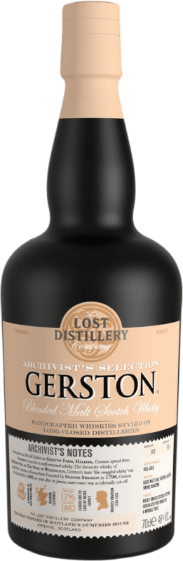 Kostenloser Versand | Whiskey Blended The Lost Gerston Archivist Schottland Großbritannien 70 cl