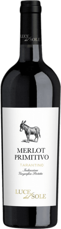 7,95 € Kostenloser Versand | Rotwein Luce del Sole Primitivo Merlot I.G.T. Tarantino