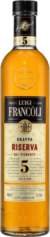 58,95 € Free Shipping | Grappa Luigi Francoli 5 Edition Reserve