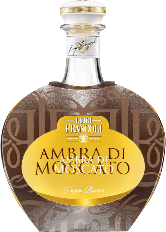 93,95 € Free Shipping | Grappa Luigi Francoli Ambra Reserve