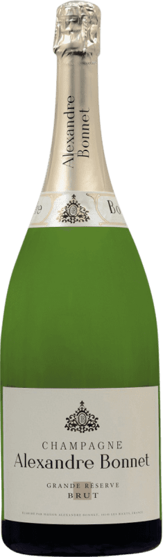 158,95 € Envio grátis | Espumante branco Alexandre Bonnet Brut Grande Reserva A.O.C. Champagne Garrafa Magnum 1,5 L