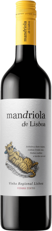 Бесплатная доставка | Красное вино Mandriola de Lisboa Tinto I.G. Vinho Regional de Lisboa Lisboa Португалия Syrah, Touriga Nacional, Alicante Bouschet 75 cl