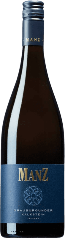 Kostenloser Versand | Weißwein Manz Kalkstein Q.b.A. Rheinhessen Rheinhessen Deutschland Pinot Gris — Grauburgunder 75 cl