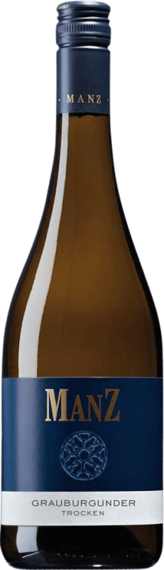 Envoi gratuit | Vin blanc Manz Q.b.A. Rheinhessen Rheinhessen Allemagne Pinot Gris 75 cl