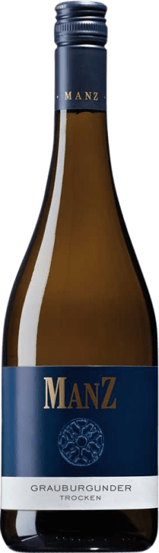 Kostenloser Versand | Weißwein Manz Q.b.A. Rheinhessen Rheinhessen Deutschland Pinot Gris — Grauburgunder 75 cl