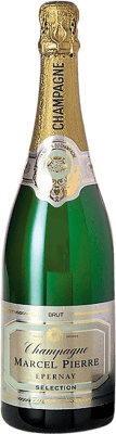 送料無料 | 白スパークリングワイン Marcel Pierre Brut A.O.C. Champagne シャンパン フランス Pinot Black, Chardonnay, Pinot Meunier ハーフボトル 37 cl