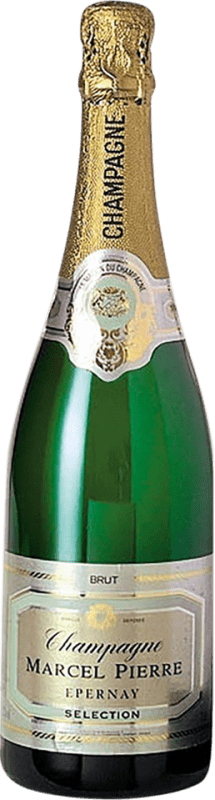 送料無料 | 白スパークリングワイン Marcel Pierre Brut A.O.C. Champagne シャンパン フランス Pinot Black, Nebbiolo, Chardonnay 75 cl