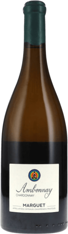 Envio grátis | Vinho branco Marguet Ambonnay Blanc A.O.C. Coteaux Champenoise Champagne França Chardonnay 75 cl