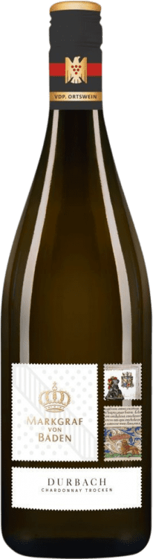 Бесплатная доставка | Белое вино Markgraf von Baden Brinauer сухой V.D.P. Ortswein Baden Германия Chardonnay 75 cl